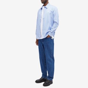 Maison Kitsuné Handwriting Casual Stripe Shirt