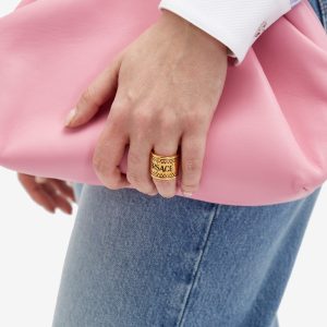 Versace Chunky Logo Ring