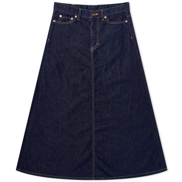 Beams Boy 0.5 Pocket Denim Long Skirt