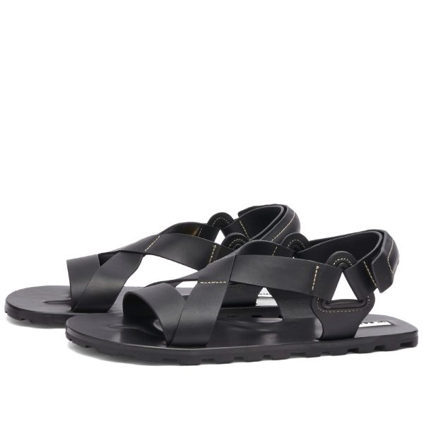 Jil Sander Plus Leather Sandal