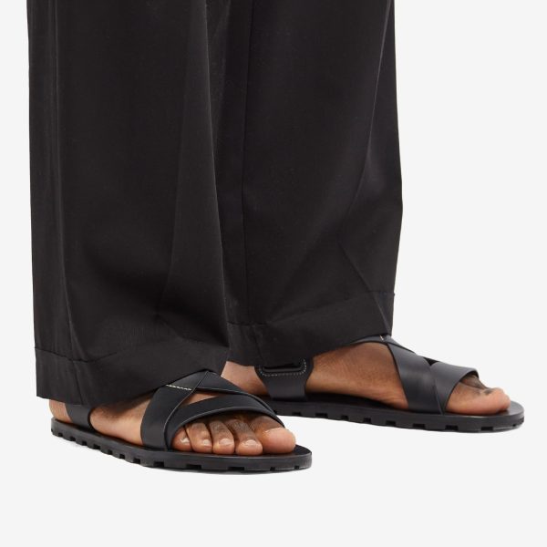 Jil Sander Plus Leather Sandal