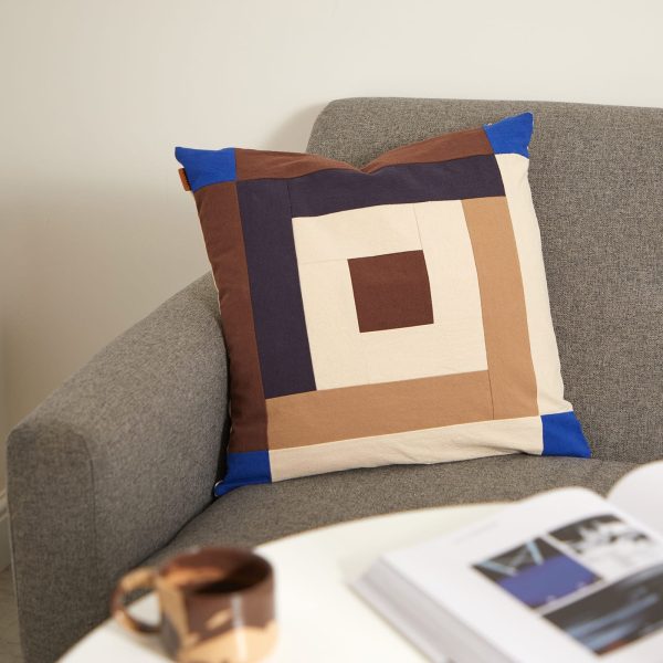 ferm LIVING Border Patchwork Cushion