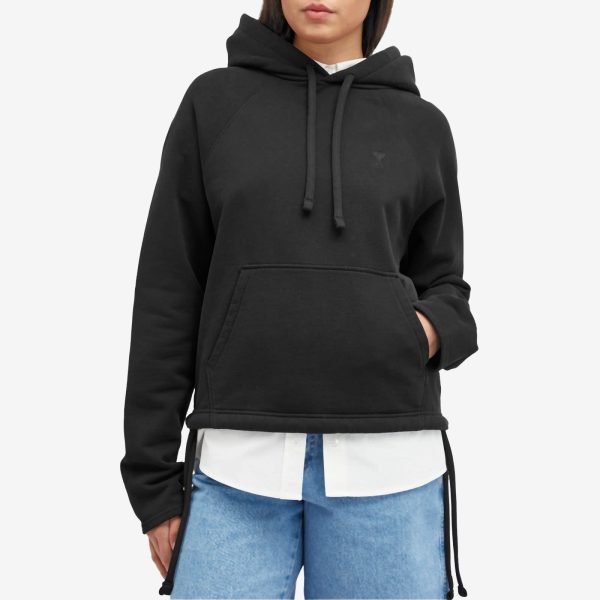 AMI Paris Tonal ADC Cropped Hoodie