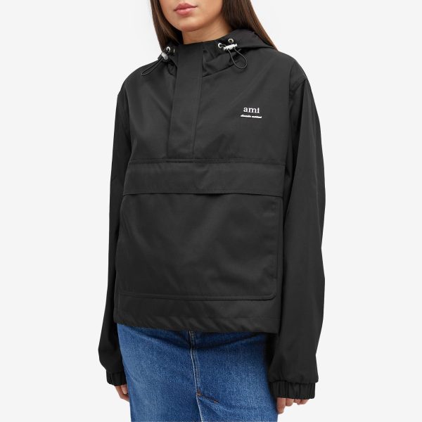 AMI Paris Hooded Ami Windbreaker Jacket