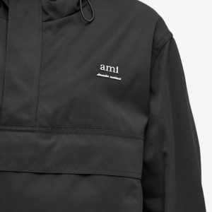 AMI Paris Hooded Ami Windbreaker Jacket