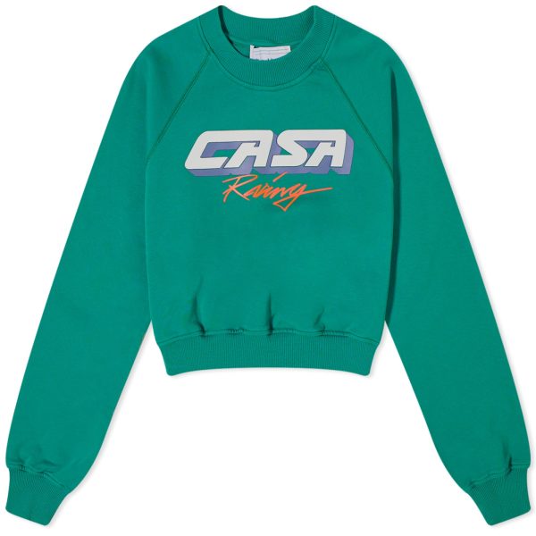 Casablanca Casa Racing Cropped Sweat