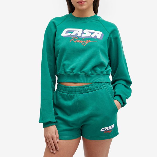 Casablanca Casa Racing Cropped Sweat