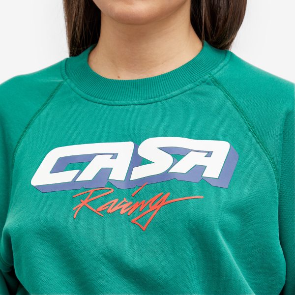 Casablanca Casa Racing Cropped Sweat