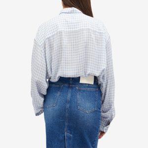 AMI Paris Boxy Fit Check Shirt