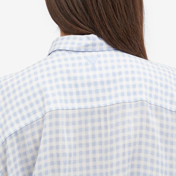 AMI Paris Boxy Fit Check Shirt