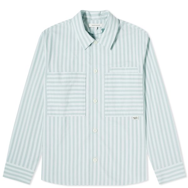 Maison Kitsuné Stripe Pocket Tab Overshirt