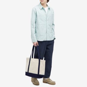 Maison Kitsuné Stripe Pocket Tab Overshirt