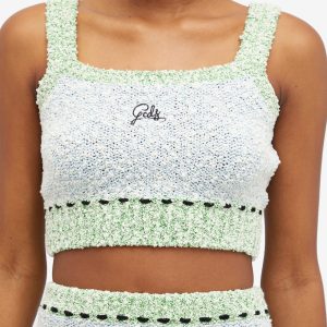 GCDS Bouclé Knit Mini Top