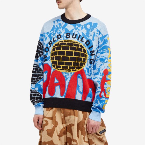 P.A.M. World Building Graphic Jacquard Sweater