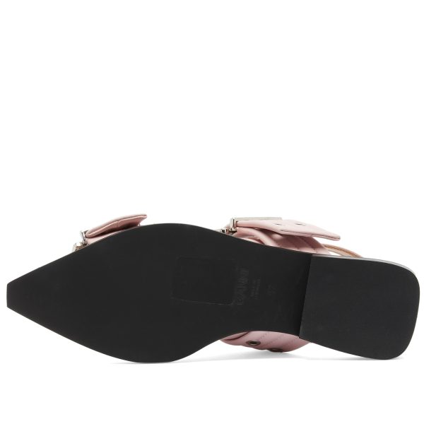 Ganni Feminine Buckle Ballerina