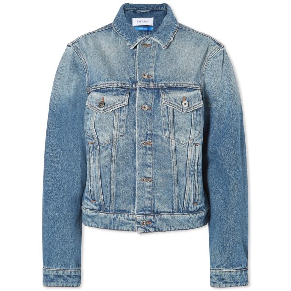 Off-White Strap Detail Denim Jacket