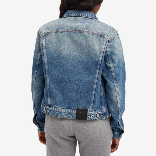 Off-White Strap Detail Denim Jacket