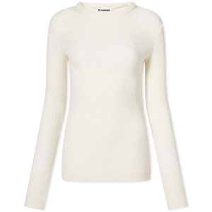 Jil Sander Long Sleeve Crinkle Top