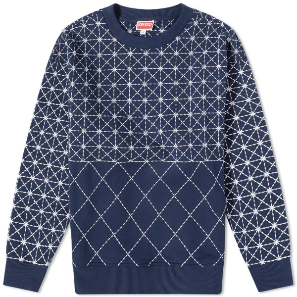 Kenzo Sashiko Stich Oversized Crew Sweat