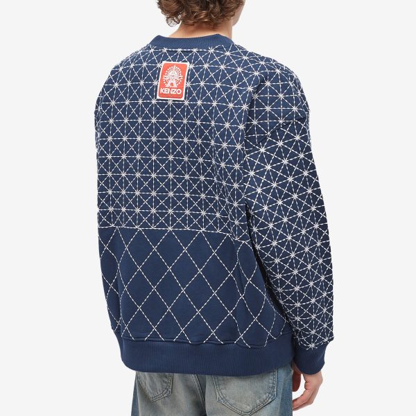 Kenzo Sashiko Stich Oversized Crew Sweat