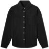 DONNI. Sweater Rib Button Shirt