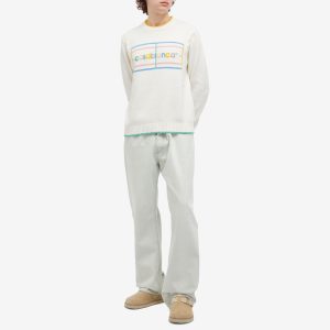 Casablanca Pastel Court Embroidered Jumper