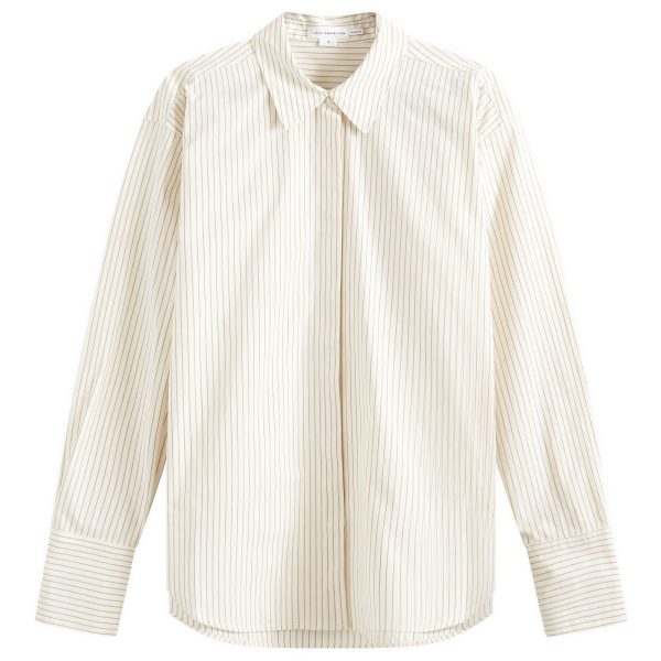 Good American Stripe Poplin Shirt