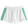 Sporty & Rich Serif Logo Embroidered Shorts