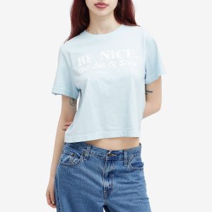 Sporty & Rich Be Nice Cropped T-Shirt