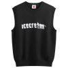 Icecream Straight Logo Knit Vest