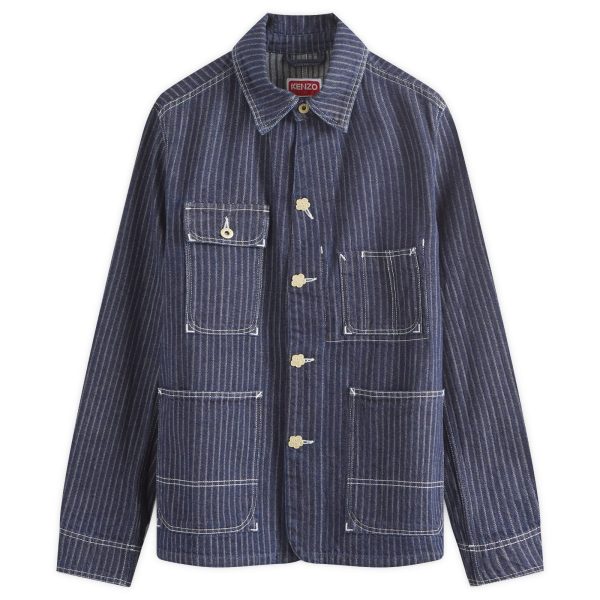 Kenzo Ticking Stripe Relaxed Chore Jacket