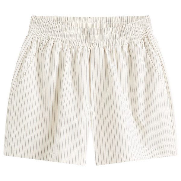 Good American Stripe Poplin Weekend Short