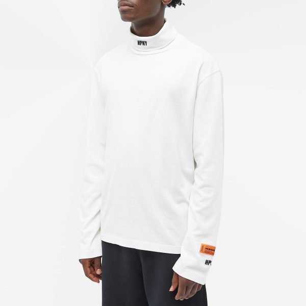 Heron Preston Long Sleeve HPNY Emblem Rollneck T-Shirt