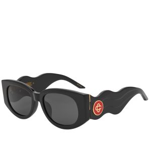Casablanca Oval Wave Sunglasses