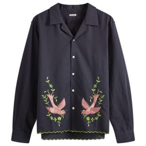 BODE Embroidered Rosefinch Shirt