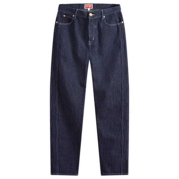 Kenzo Ticking Stripe Straight Leg Jean