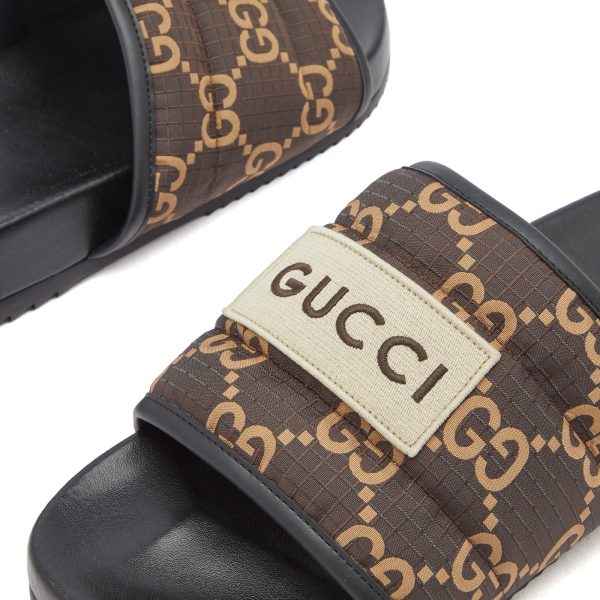 Gucci GG Logo Ripstop Slide