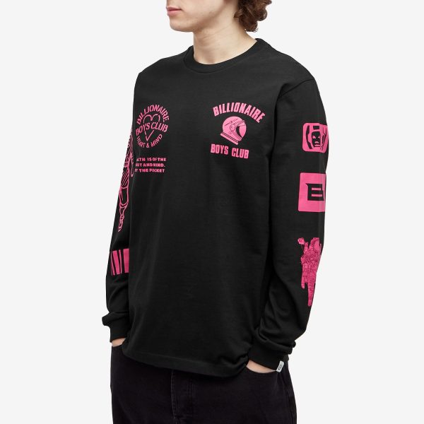 Billionaire Boys Club Multi Graphic Longsleeve T-Shirt