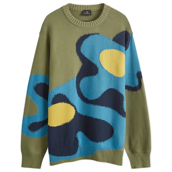 Paul Smith Flower Itarsia Knit Sweater