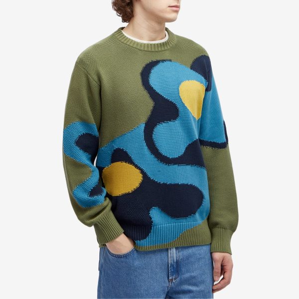 Paul Smith Flower Itarsia Knit Sweater