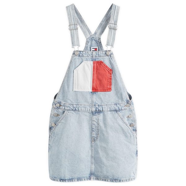 Tommy Jeans Pinafore Denim Dress