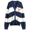 Tommy Jeans Single Letter Texture Stripe Cardigan