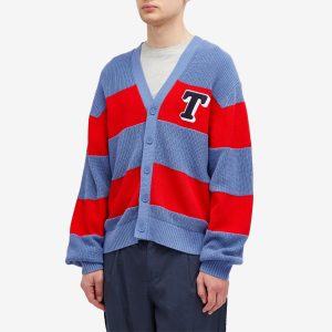 Tommy Jeans Single Letter Texture Stripe Cardigan