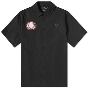 Fred Perry x Raf Simons Patch Short Sleeve Shirt