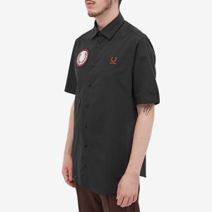 Fred Perry x Raf Simons Patch Short Sleeve Shirt