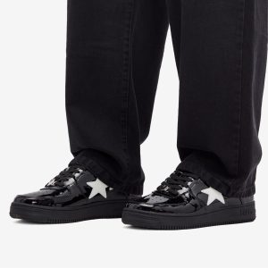 A Bathing Ape BAPE Sta Painted Leather Sneaker