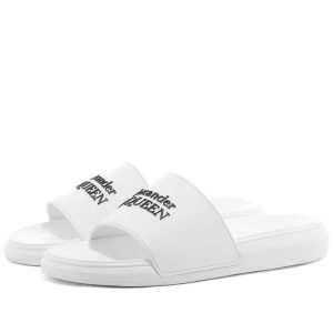 Alexander McQueen Rubber Logo Pool Slide