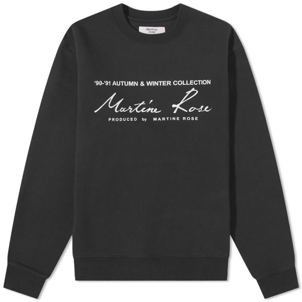 Martine Rose Logo Crew Sweat