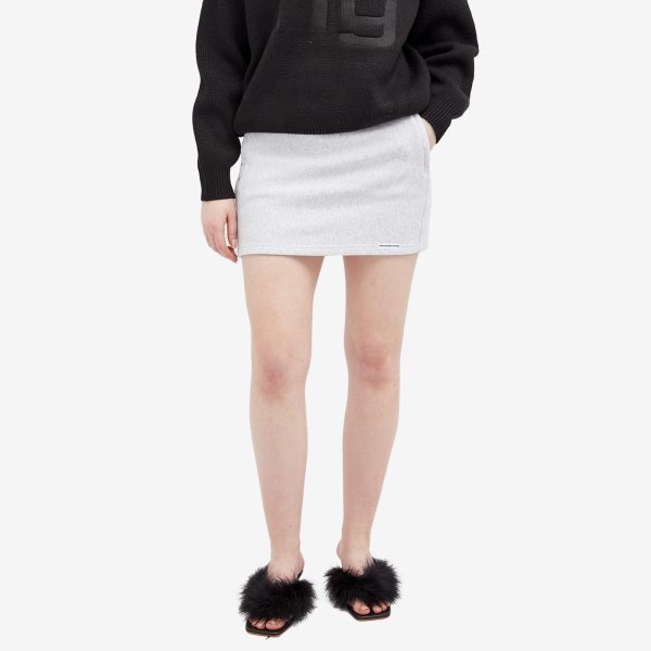 Alexander Wang Mini Logo Sweat Skirt