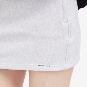 Alexander Wang Mini Logo Sweat Skirt